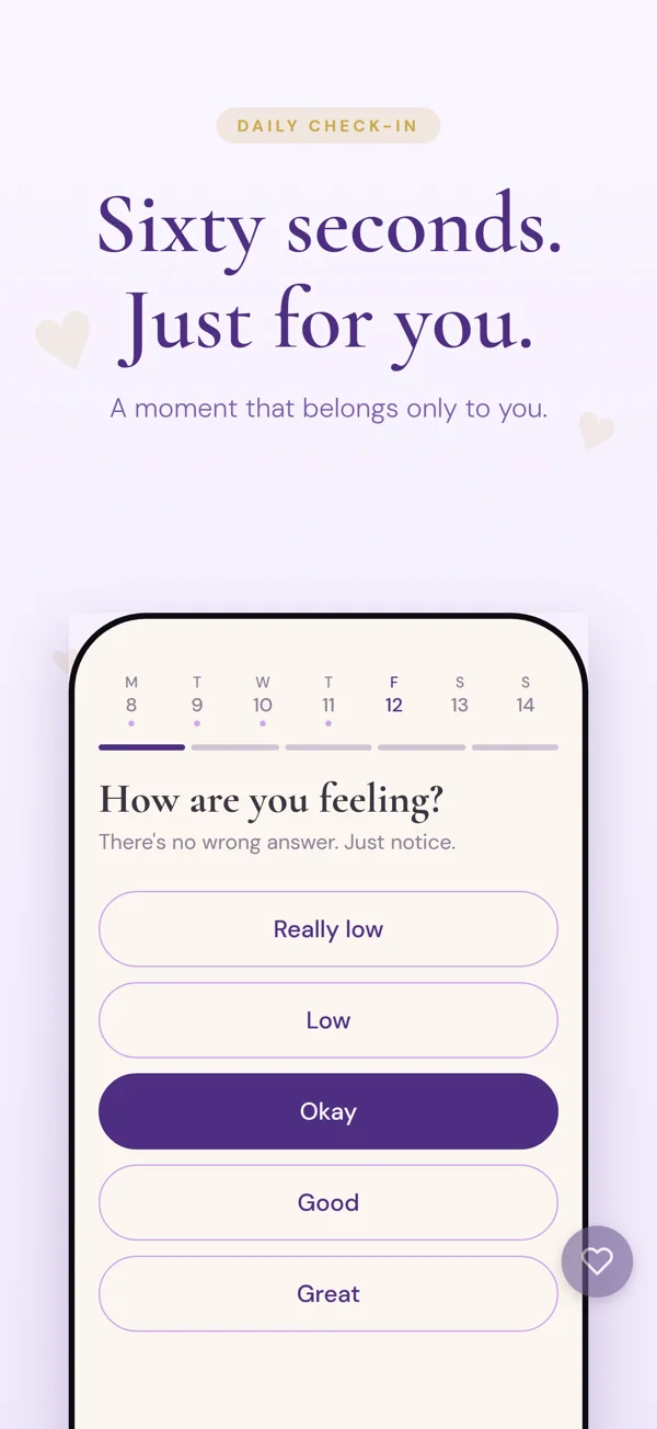 Bump to You App Store product preview of the check-in screen