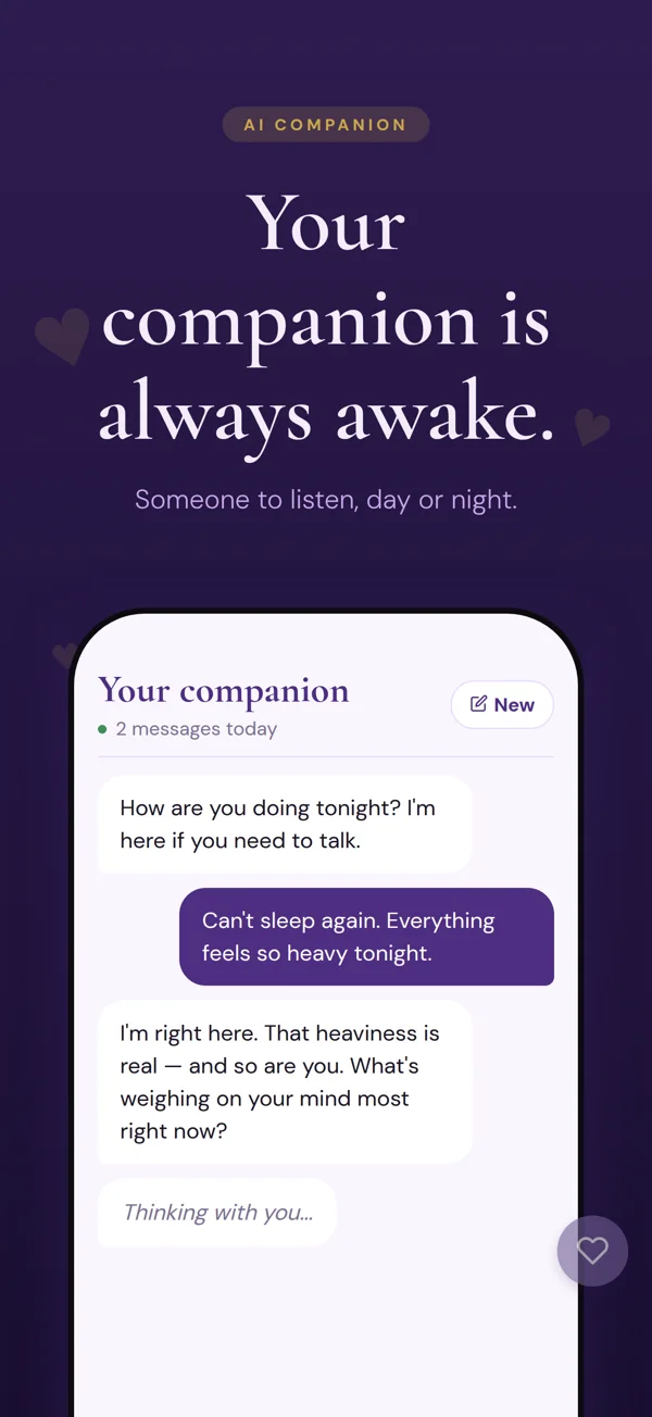Bump to You App Store product preview of the companion chat