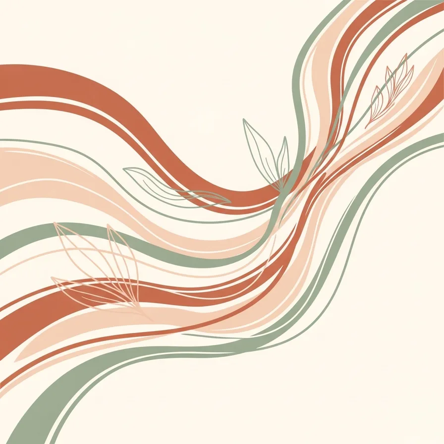 Abstract flowing lines representing tracking